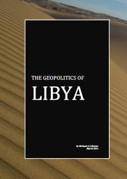 The Geopolitics of Libya
